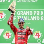 MotoGP Thailand GP: Bagnaia bangkit dengan kemenangan meyakinkan di cuaca basah