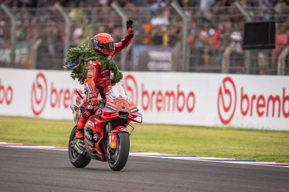 MotoGP Argentina GP: Marc Marquez bangkit untuk memperpanjang rentetan kemenangan