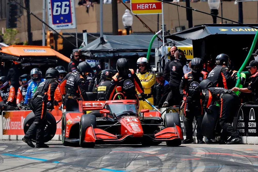AJ Foyt Racing didenda $25.000, kehilangan poin kejuaraan setelah Detroit; Santino Ferrucci mempertahankan posisi kedua